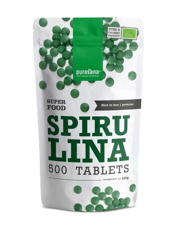 Purasana Spirulina 500 mg Bio (500 Tab)