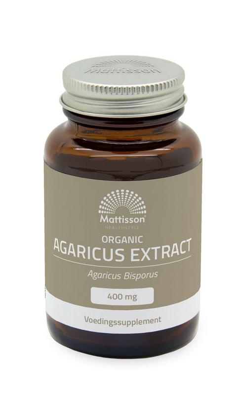 Mattisson Agaricus-Extrakt 400 mg Bio (60 Caps)