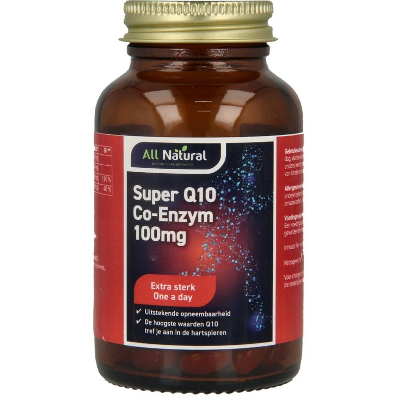 All Natural Ganz natürliches Super Q10 100 mg (60 Caps)