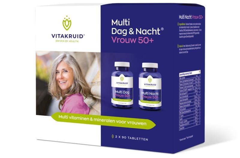 Vitakruid Vitakruid Multi Tag & Nacht Frau 50+ 2 x 90 Tab (180 Tab)