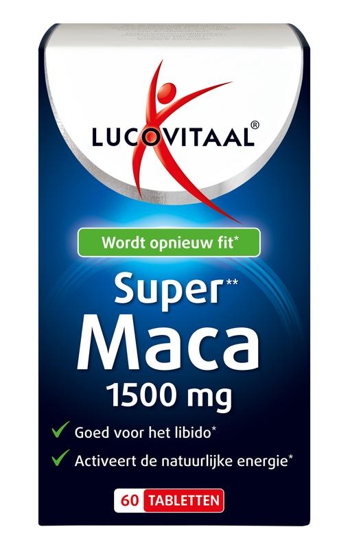 Lucovitaal Maca super 1500mg (60 Tab)