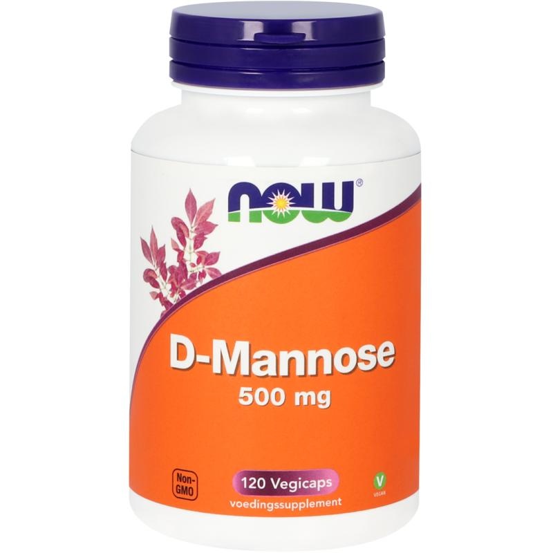 NOW NOW D Mannose 500 mg (120 VCaps)