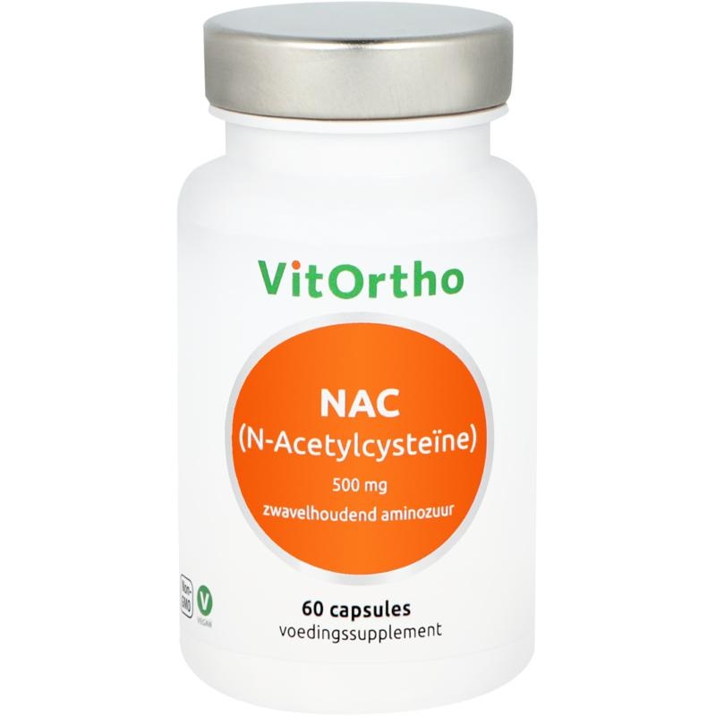 Vitortho NAC N-Acetylcystein 500 mg (60 Caps)