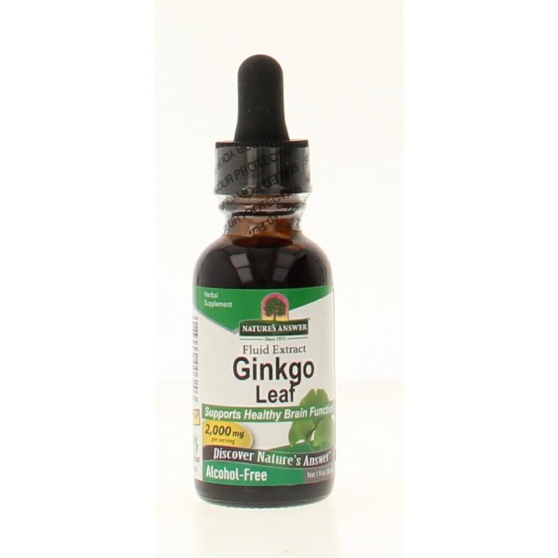 Natures Answer Ginkgo biloba Extrakt alkoholfrei (30 Ml)