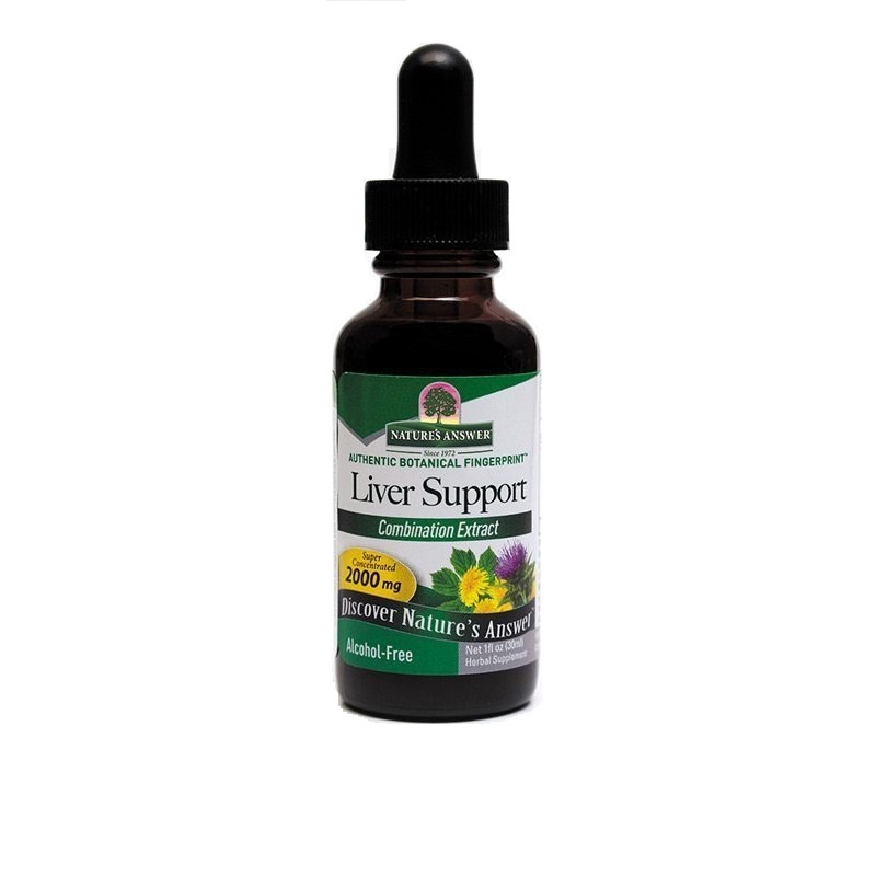 Natures Answer Leberunterstützung Leberentgiftungsextrakt alkoholfrei (30 Ml)