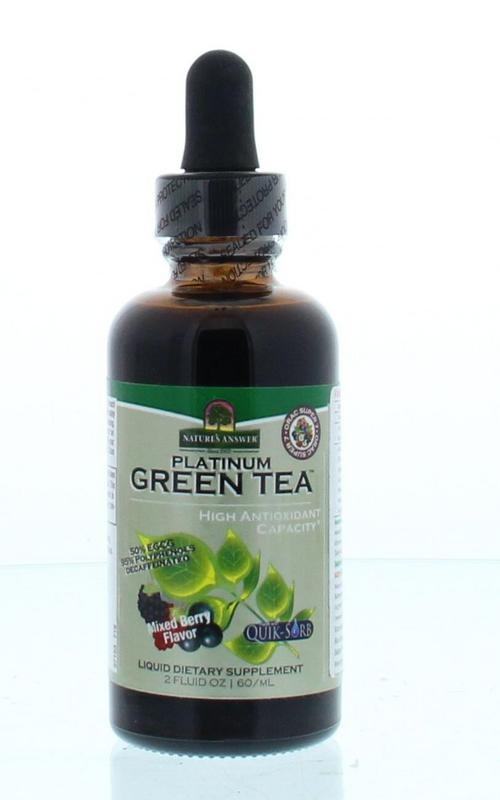 Natures Answer Grüntee-Extrakt alkoholfrei mit 50 % EGCG (60 Ml)