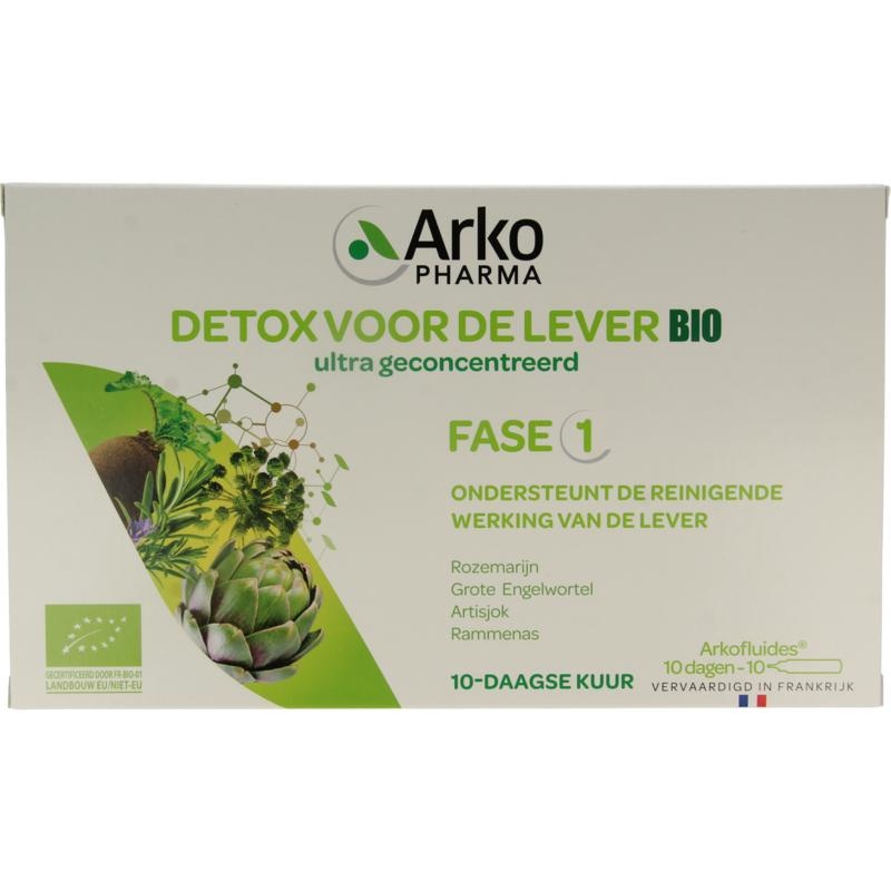 Arkofluids Detox Leber Bio (10 Ampullen)
