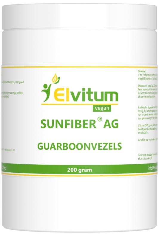 Elvitaal/elvitum Sunfiber AG Guarbohnenfasern (200 Gramm)
