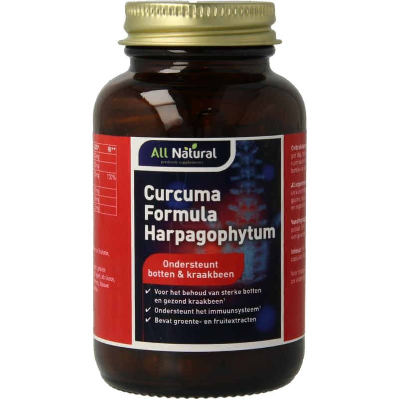 All Natural Alle natürlichen Curcuma-Formel Harpagophytum (60 Caps)