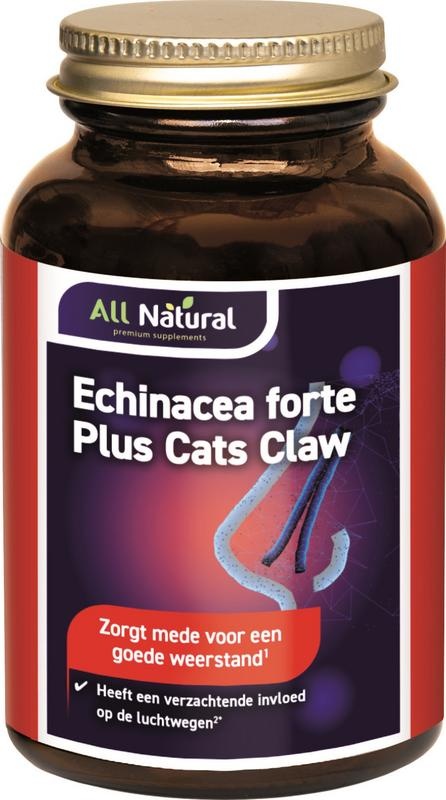 All Natural Ganz natürliches Echinacea forte plus Katzenkralle (120 Caps)