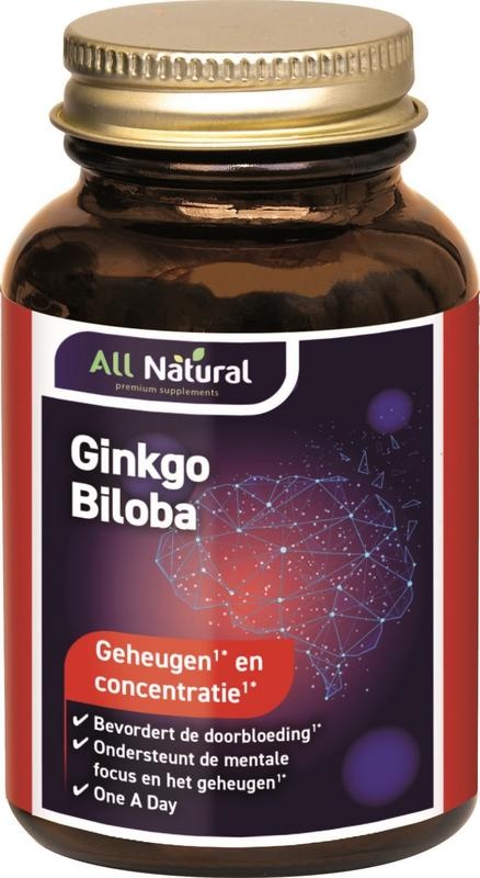 All Natural Ganz natürlicher Ginkgo biloba (60 Caps)