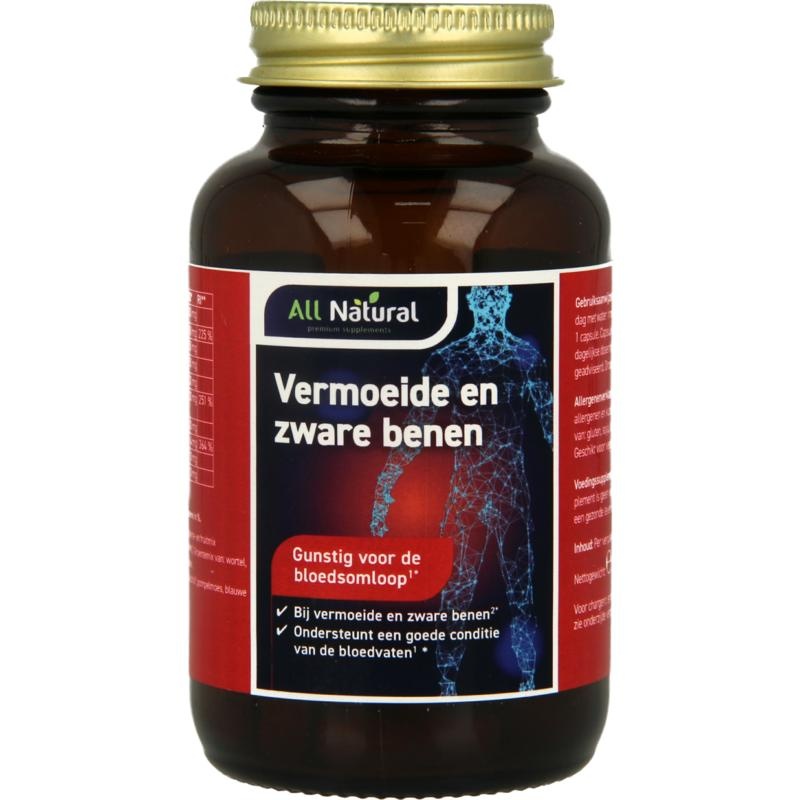 All Natural Ganz natürliche müde und schwere Beine (60 VCaps)