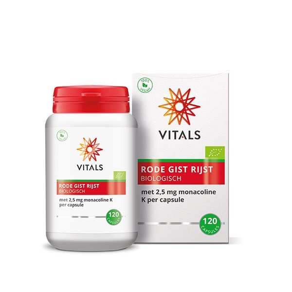 Vitals Roter Hefereis Bio (120 Caps)