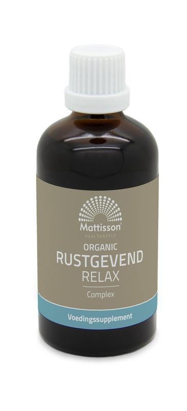 Mattisson Organic beruhigende Relax-Komplex-Tinktur Bio (100 Ml)