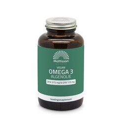 Mattisson Veganes Omega-3-Algenöl DHA 375 mg EPA 125 mg (180 Caps)