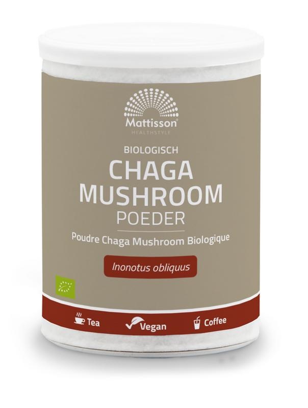 Mattisson Chaga-Pilzpulver Bio (100 Gramm)