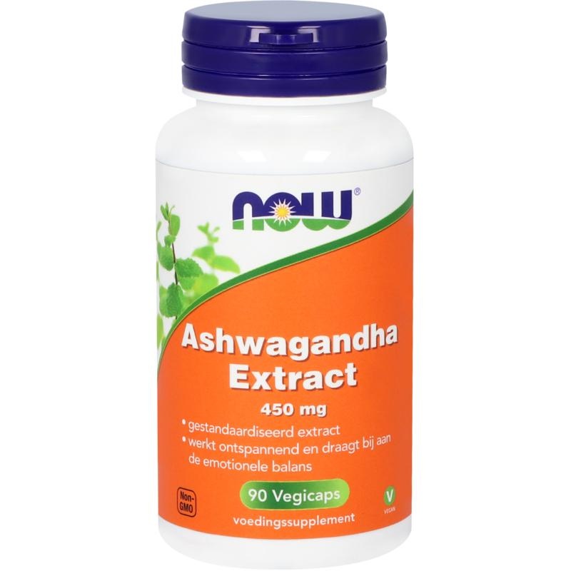 NOW Ashwagandha-Extrakt 450 mg (90 VCaps)
