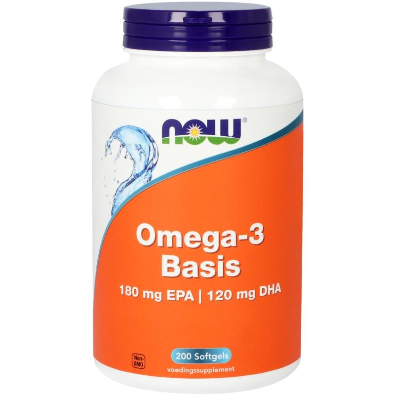 NOW JETZT Omega-3-Basis 180 mg EPA 120 mg DHA (200 Kapseln)