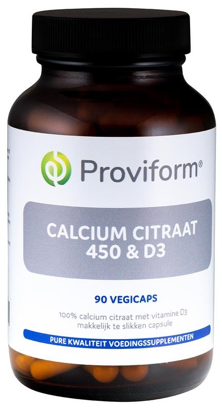 Proviform Calciumcitrat 450 & D3 (90 VCaps)
