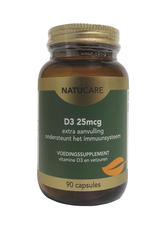 Natucare Natucare D3 25µg (90 Caps)
