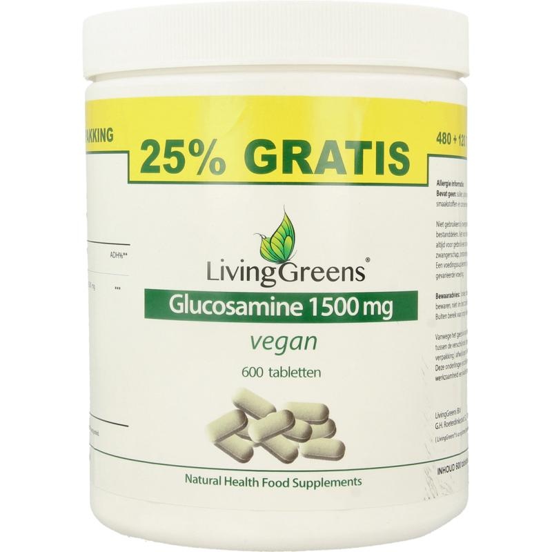 Livinggreens Glucosamin veganes Vorteilspack (600 Tab)