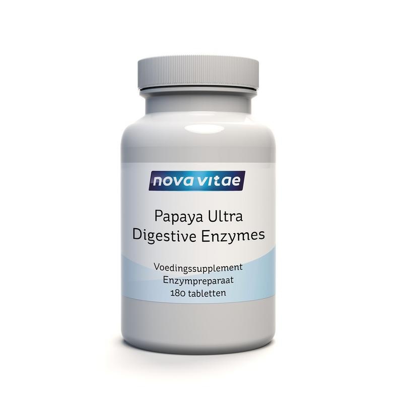 Nova Vitae Nova Vitae Papaya Ultra-Verdauungsenzyme (180 Tab)