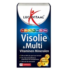 Lucovitaal Fischöl und Multivitaminmineralien (60 Caps)