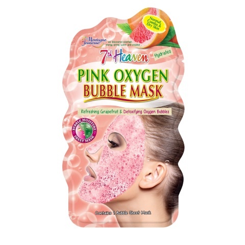 Montagne Montagne 7th Heaven Gesichtsmaske, rosa SauerstoffpolsterfÖl (1 Stück)