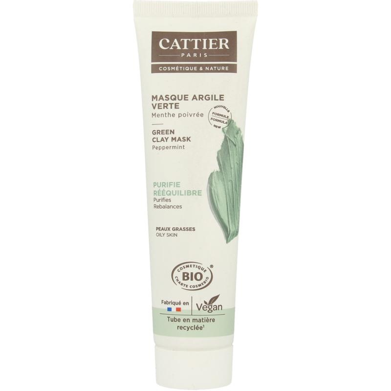 Cattier Grüne Tonmaske Minze (100 Ml)