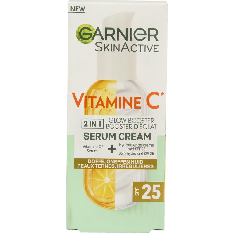 Garnier SkinActive Vitamin-C-SerumCreme LSF25 (50 Ml)