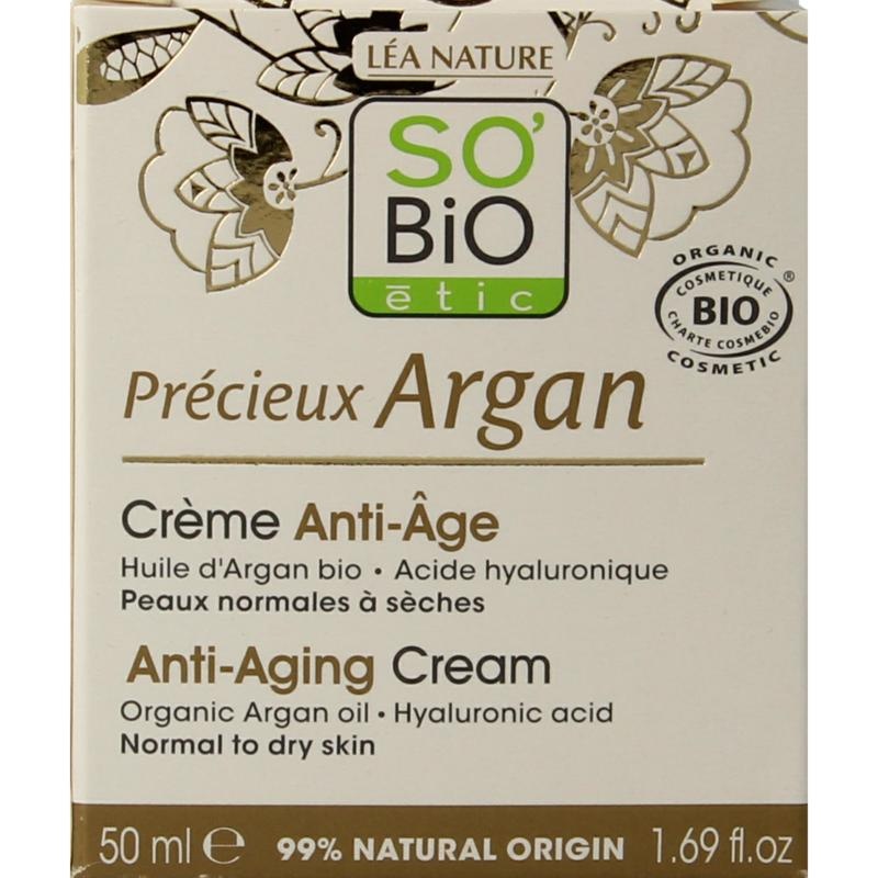 So Bio Etic Argan Anti-Aging-Tagescreme (50 Ml)