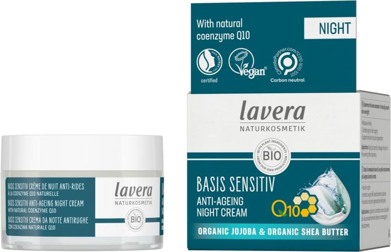 Lavera Basis Q10 Nachtcreme EN-IT (50 Ml)