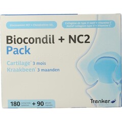 Biocondil 180 Tabletten + NC2 90 Kapseln Packung