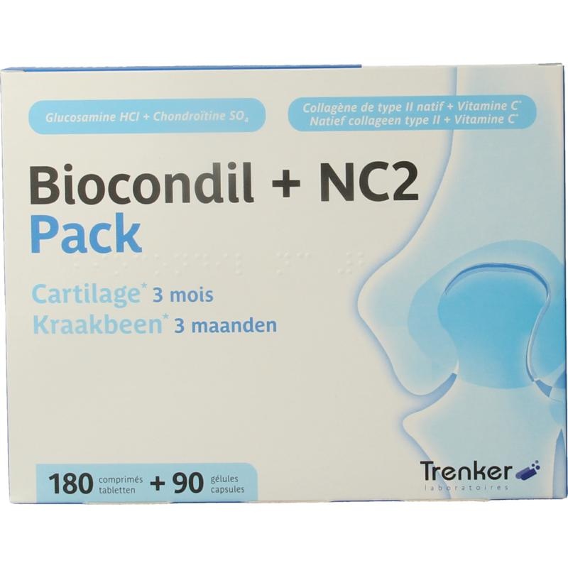 Trenker Trenker Biocondil 180 Tabletten + NC2 90 Kapseln Packung (1 Set)