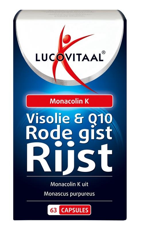 Lucovitaal Lucovitaal Roter Hefereis + Fischöl & Q10 (63 Caps)