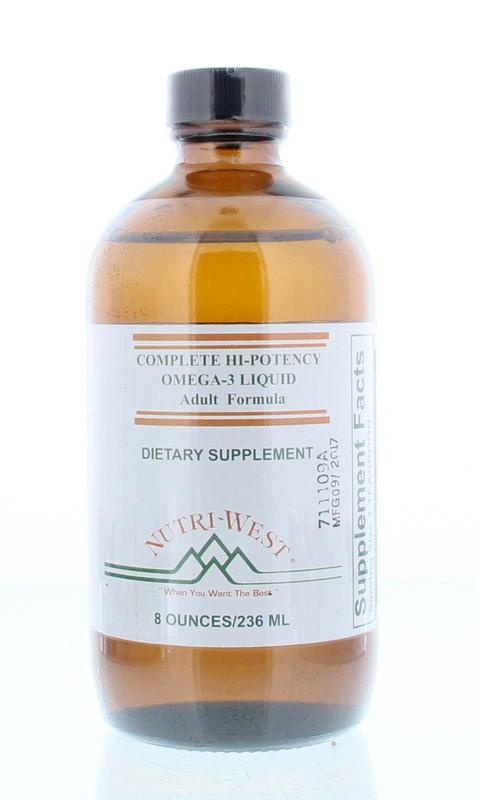 Nutri West Nutri West Complete hochwirksames Omega-3 (236 Ml)
