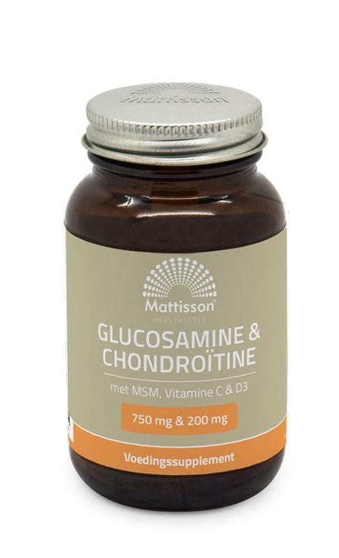 Mattisson Glucosamin-Chondroitin mit Msm, Vitamin C und D3 (60 Tab)