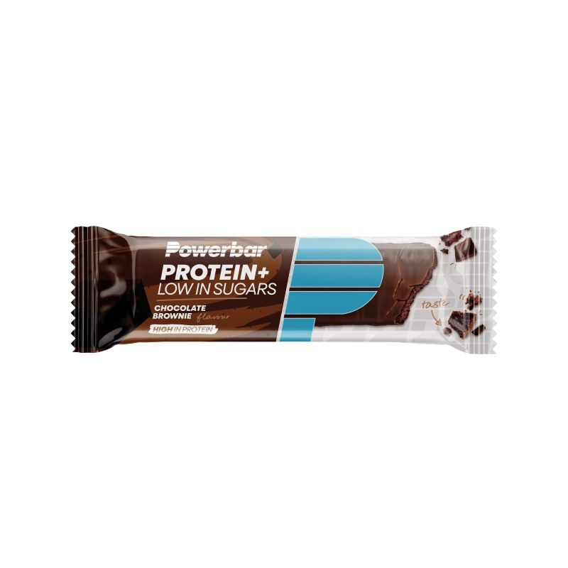Powerbar Protein+ Riegel Schokoladen-Brownie mit niedrigem Zuckergehalt (35 Gramm)