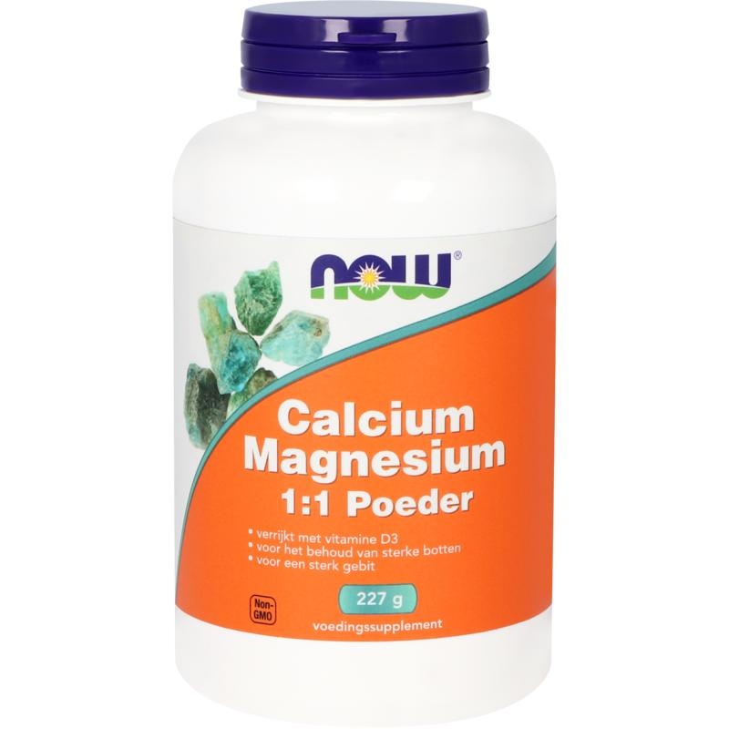 NOW JETZT Kalzium und Magnesium 1:1 (227 Gramm)