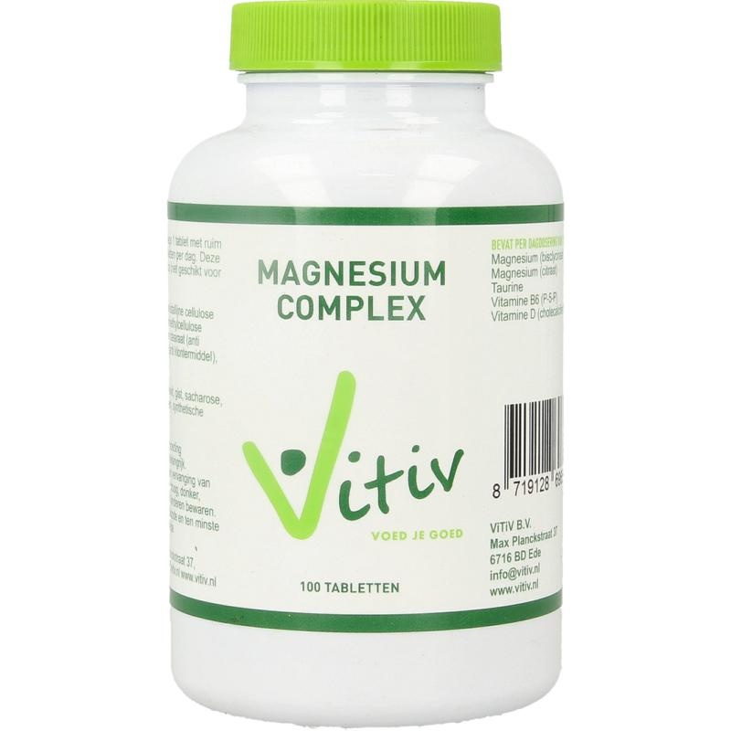 Vitiv Vitiv Magnesiumkomplex mit Taurin (100 Tab)