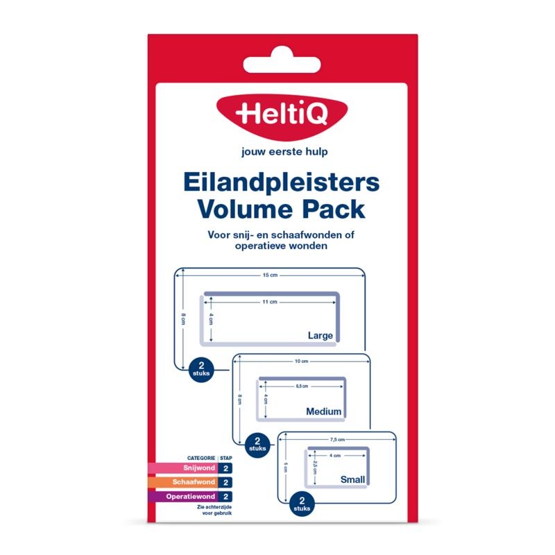 Heltiq Island Pflaster Volumenpackung (6 Stück)
