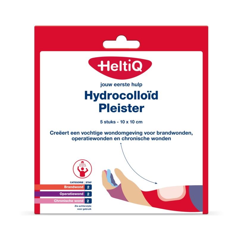 Heltiq Hydrokolloidpflaster 10 x 10 cm (5 Stück)