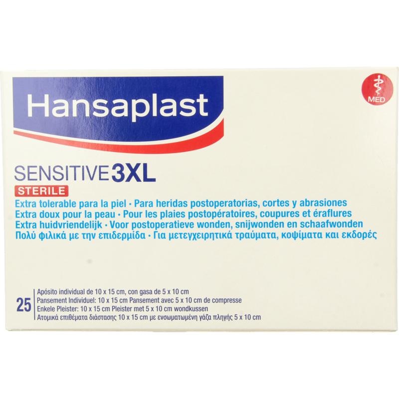 Hansaplast Hansaplast Sensitive 3xl (25 Stück)
