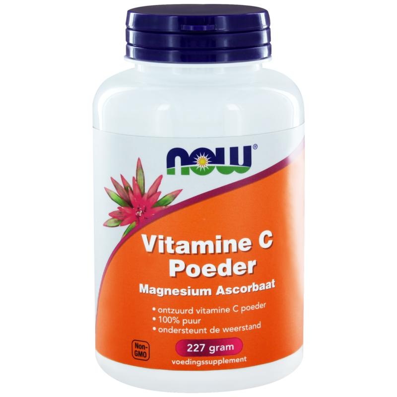 NOW JETZT Vitamin-C-Pulver Magnesiumascorbat (227 Gramm)