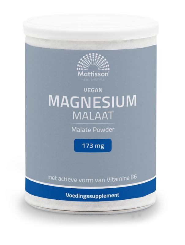 Mattisson Magnesiummalat mit aktiver Form Vit. b6 (200 Gramm)
