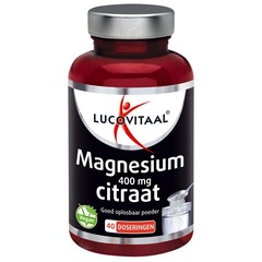Lucovitaal Magnesiumcitrat 400 mg Pulver (100 Gramm)