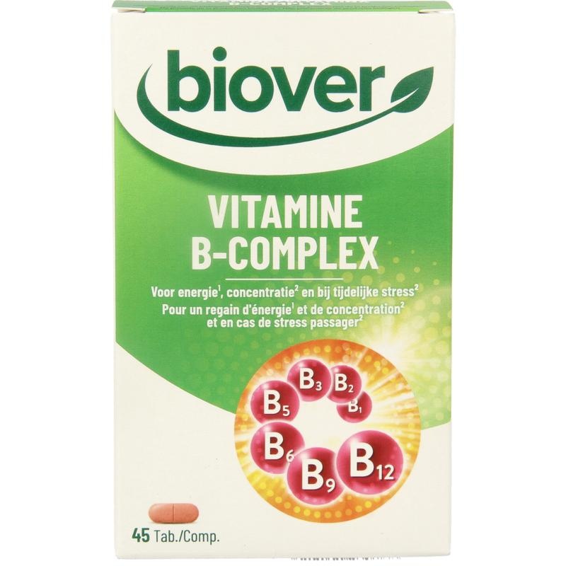 Biover Vitamin B-Komplex den ganzen Tag (45 Tab)