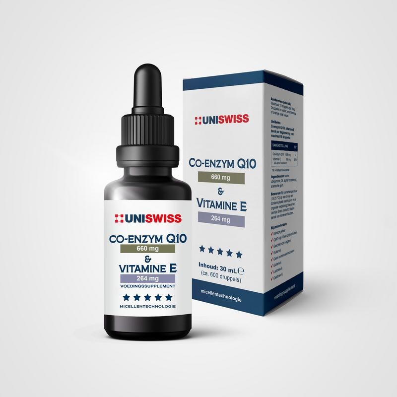 Uniswiss Co-Enzym Q10 und Vitamin E (30 Ml)