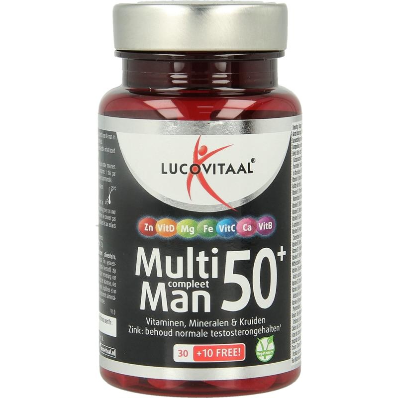 Lucovitaal Lucovitaal Multi Complete Mann 50+ (40 Tab)