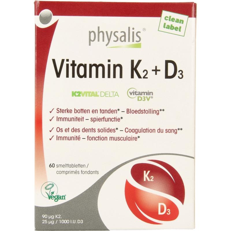 Physalis Physalis Vitamin K2 + D3 (60 Tab)